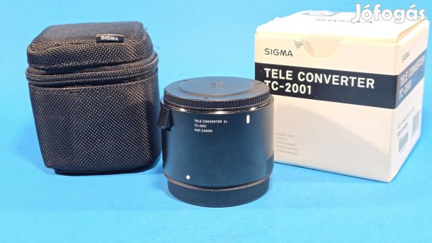 Sigma TC-2001 2x telekonverter konverter Canon 