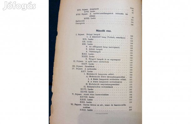 Siklós Albert: Összhangzattan c. könyv - Budapest, 1923