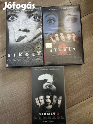 Sikoly 1-3 vhs pakk horror