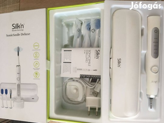 Silk'n Sonicsmile Deluxe - kiegészítőkkel utazódobozzal, javítandó