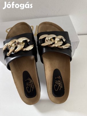 Sílkó 39 Bőr papucs