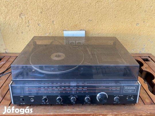 Silver matrix 4 Csatornás Lemezjátszó Kazetta Deck Rádió