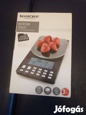 Silvercrest Snaw 1000 D1 digitális konyhai tápértékelemző mérleg