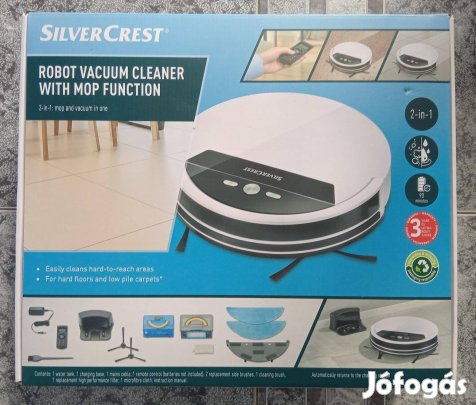 Silvercrest Sswr A1 robotporszívó (új)