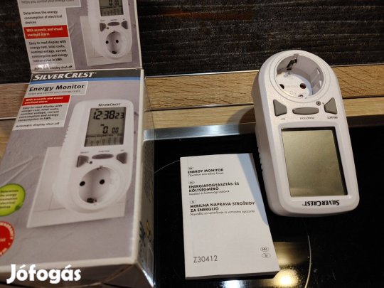 Silvercrest elektromos fogyasztás Volt Amper Watt mérő