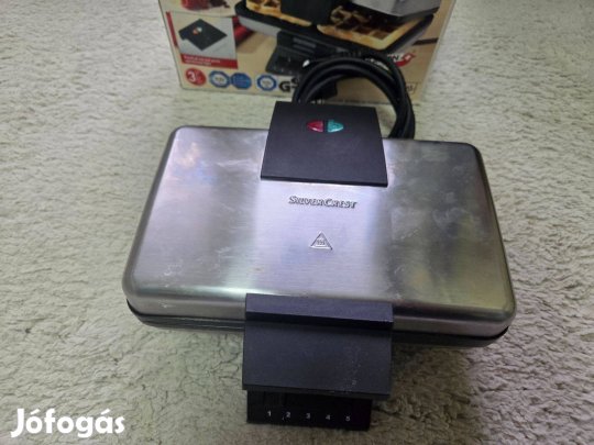 Silvercrest gofrisütő gofri sütő Waffle Maker szép állapotban eladó