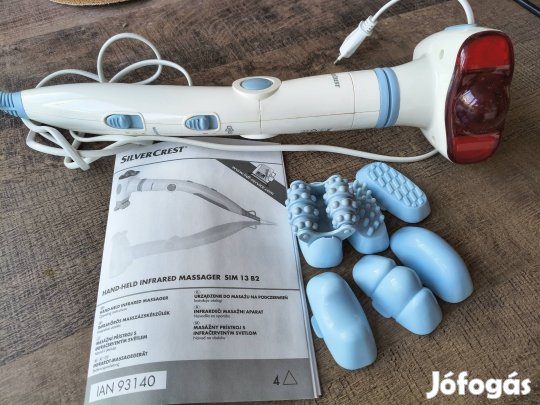 Silvercrest infravörös kézi masszírozó - 6 tartozékkal