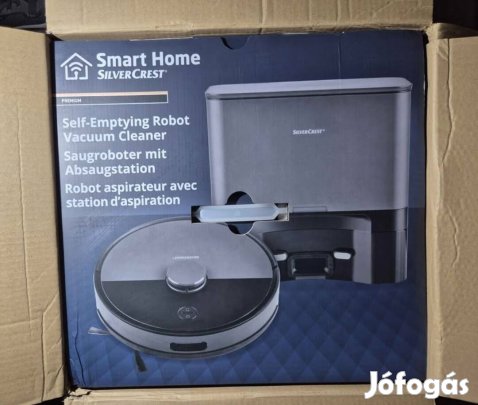 Silvercrest prémium robotporszívó elszívóállomással SSR AA1