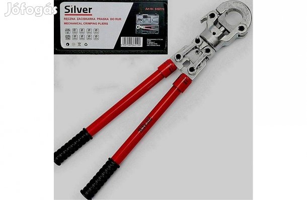 Silvertools kézi préselő szerszám, kézi press 8 db U-TH-s fejjel !