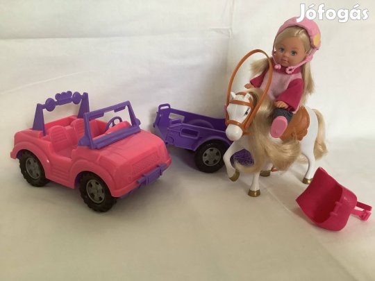 Simba Evi Love baba lószállítóval jaték szett