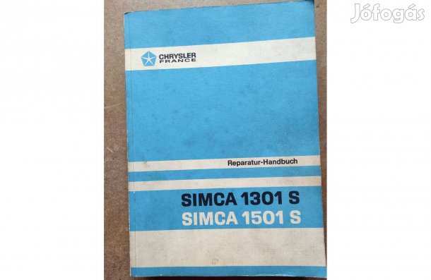 Simca 1301 S, 1501 S műhely javítási könyv
