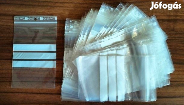 Simítózáras (PE) tasak, 100x150mm, 100db (Írható Felületű!) (_)