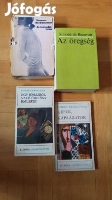 Simone de Beauvoir könyvcsomag / 4 db könyv