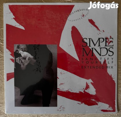 Simple Minds Sanctify Yourself új bontatlan német bakelit hanglemez
