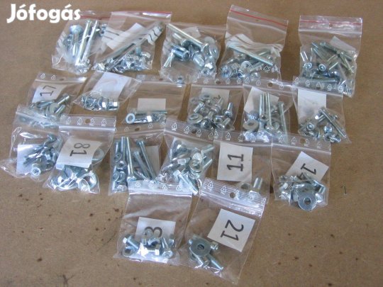 Simson S51 blokk és váz csavar készlet