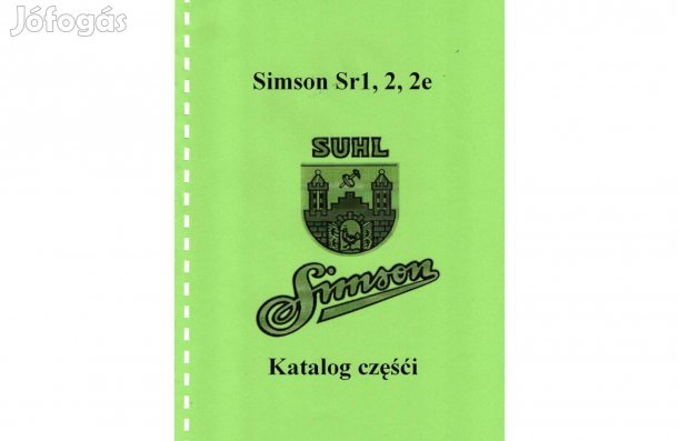 Simson Sr1, 2, 2e alkatrész katalógus (Lengyel )(26.)