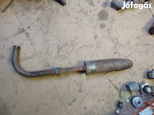 Simson blokkos kerti gép kipufogó.