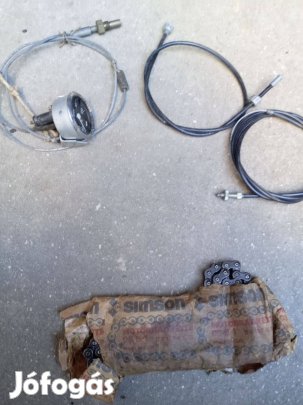Simson lánc ,hőfok mérő óra stb egyben olcsón eladó