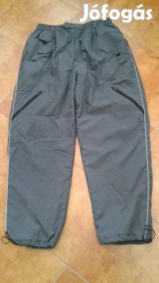 Sínadrág, szürke, XL férfi, 70-80 kg, meleg, bélelt, külső munkákra, b