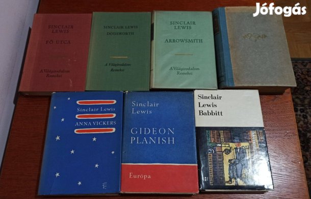 Sinclair Lewis könyvcsomag / 7 db könyv