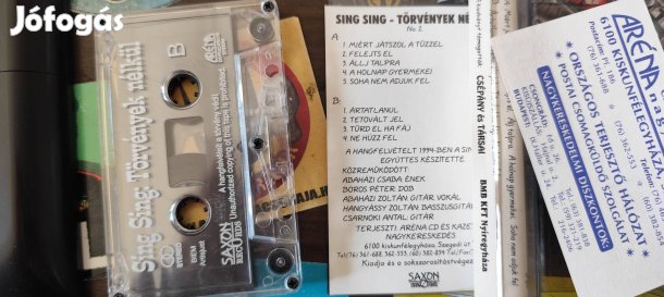Sing -sing Törvények nélkül 1991 kazetta 