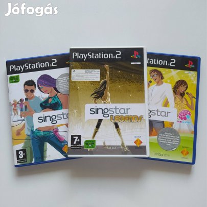 Singstar játékok PS2 Playstation 2