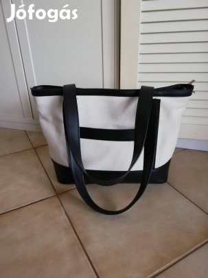 Sinsay táska fehér fekete 