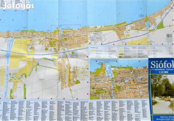 Siófok Balaton térkép 2006