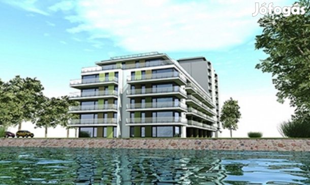 Siófok, Ezüstpart, 53 m2-es, társasházi lakás, 2 szobás, kiváló