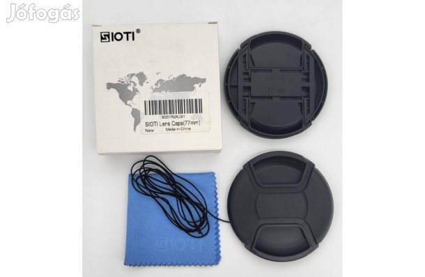 Sioti objektívsapka plusz tisztítókendő 77mm-es