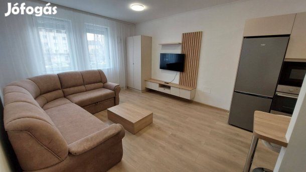 Síp utcán fiatalos bútorozott lakás kiasó