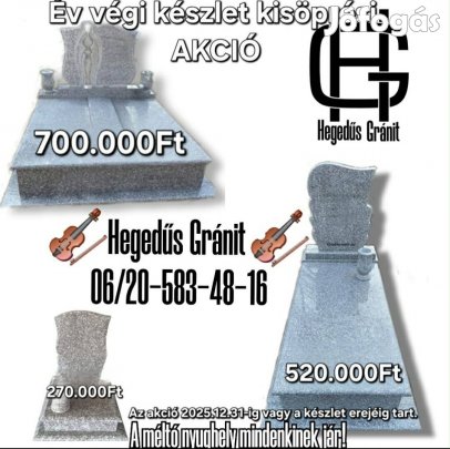 Sírkő , Síremlék Hegedűs Gránit