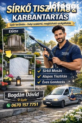 Sírkő tisztítás & gondozás
