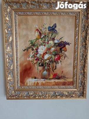Siska Gyula virág csendélet 