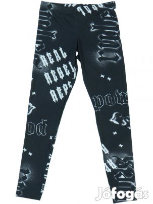 Sisley Új (címkés) Lány Leggings (Méret: 134)