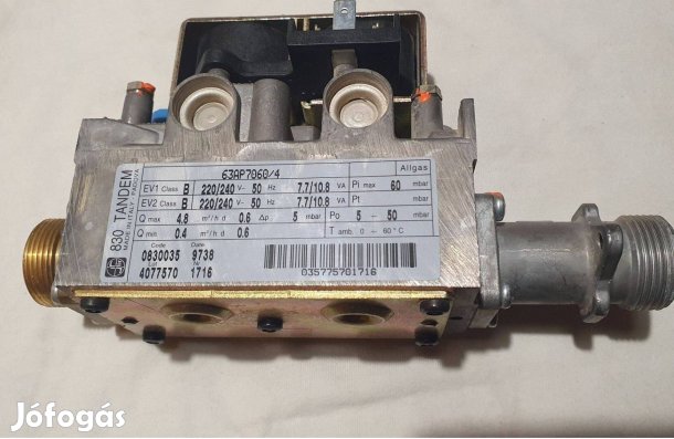 Sit Sigma 830 tandem gázszelep eladó