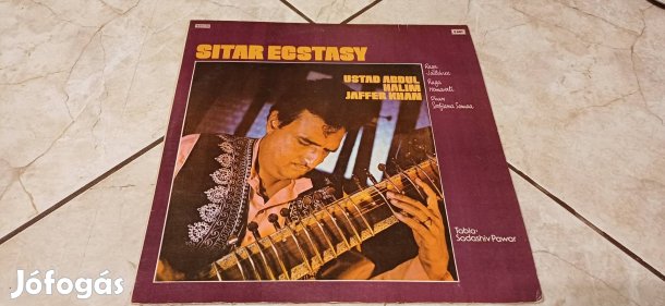 Sitar indiai bakelit hanglemez