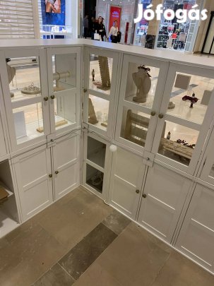 Skals polcelem, 1 polc 2 üveg ajtó