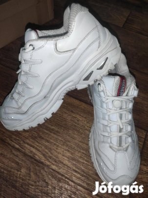 Skechers Energy White Millenium fehér bőr cipő - 39