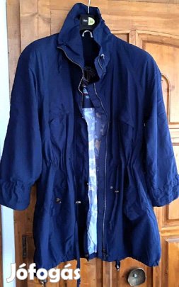 Skila vintage csinos sötétkék parka kabát