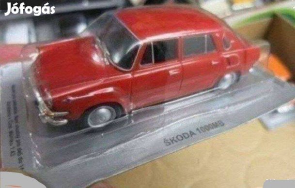 Skoda 1000MB kisauto modell 1/43 Eladó