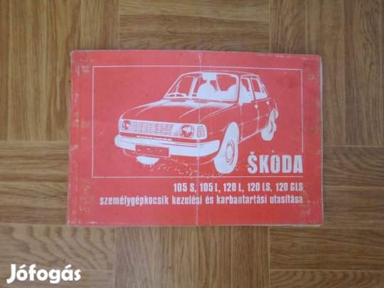 Skoda 105 120 gyári kezelési könyv Merkúr