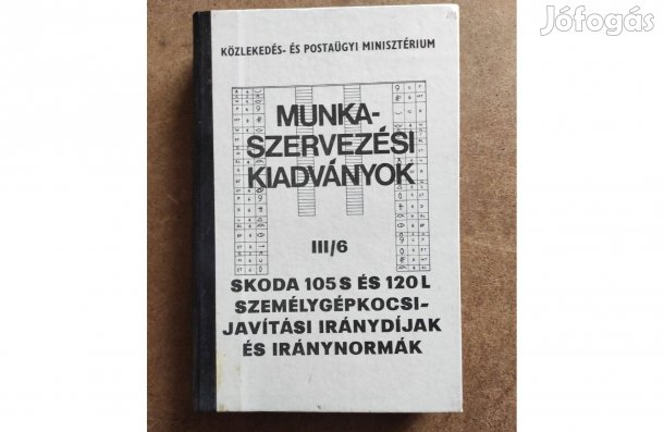 Skoda 105, 120 Műhely javítási és iránynormák