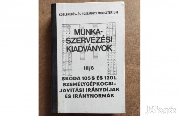 Skoda 105, 120 Műhely javítási és iránynormák