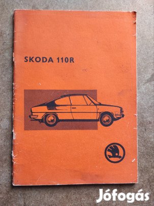 Skoda 110 R coupé javítási könyv 