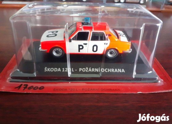 Skoda 120L pozarni ochrana kisauto modell 1/43 Eladó