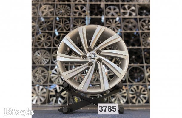 Skoda 18 gyári alufelni felni, 5x112, Octavia (3785)