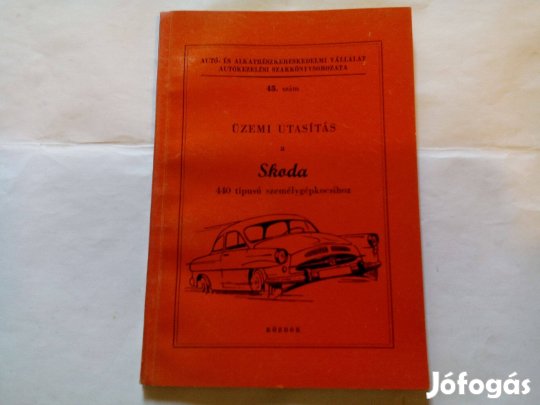Skoda 440, Octavia, kezelési üzemi utasítás
