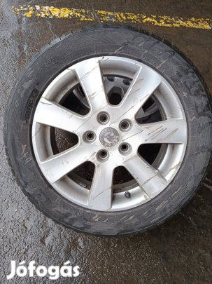 Skoda 5x112 16" könnyűfém felni 205/55/16 -Os téligumi garnitúra
