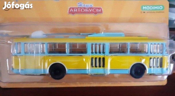 Skoda 9TR troli "Modimio" kisauto 1/43 modell Elado